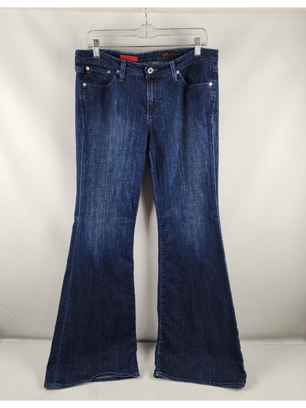 AG Adriano Goldschmied Jeans Womens 32R Blue The Bell Flare Leg (32x33) USA